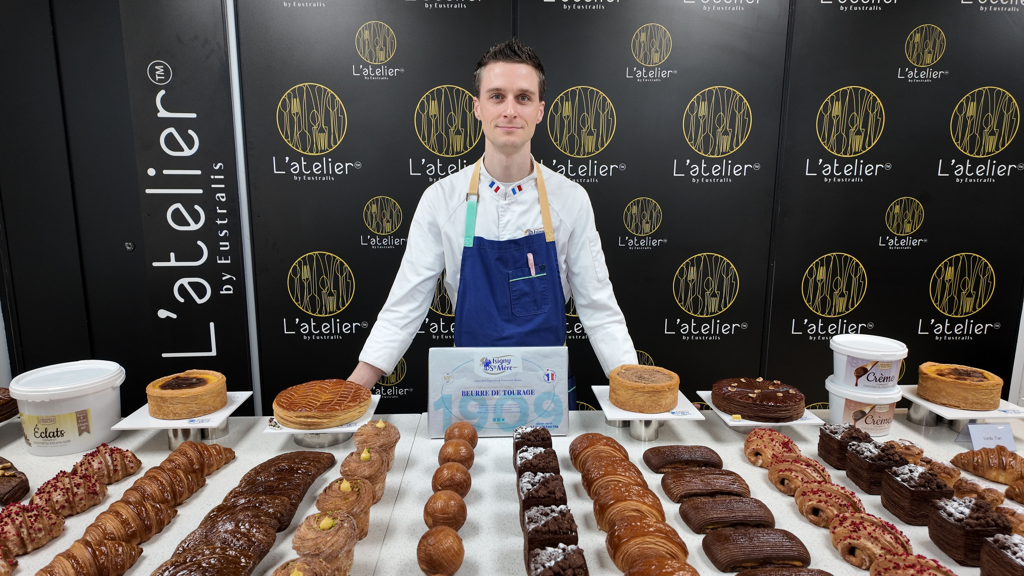 alexis bouillet, pastry, isigny butter, butter sheets, pastry chef, croissant, viennoiserie, masterclass