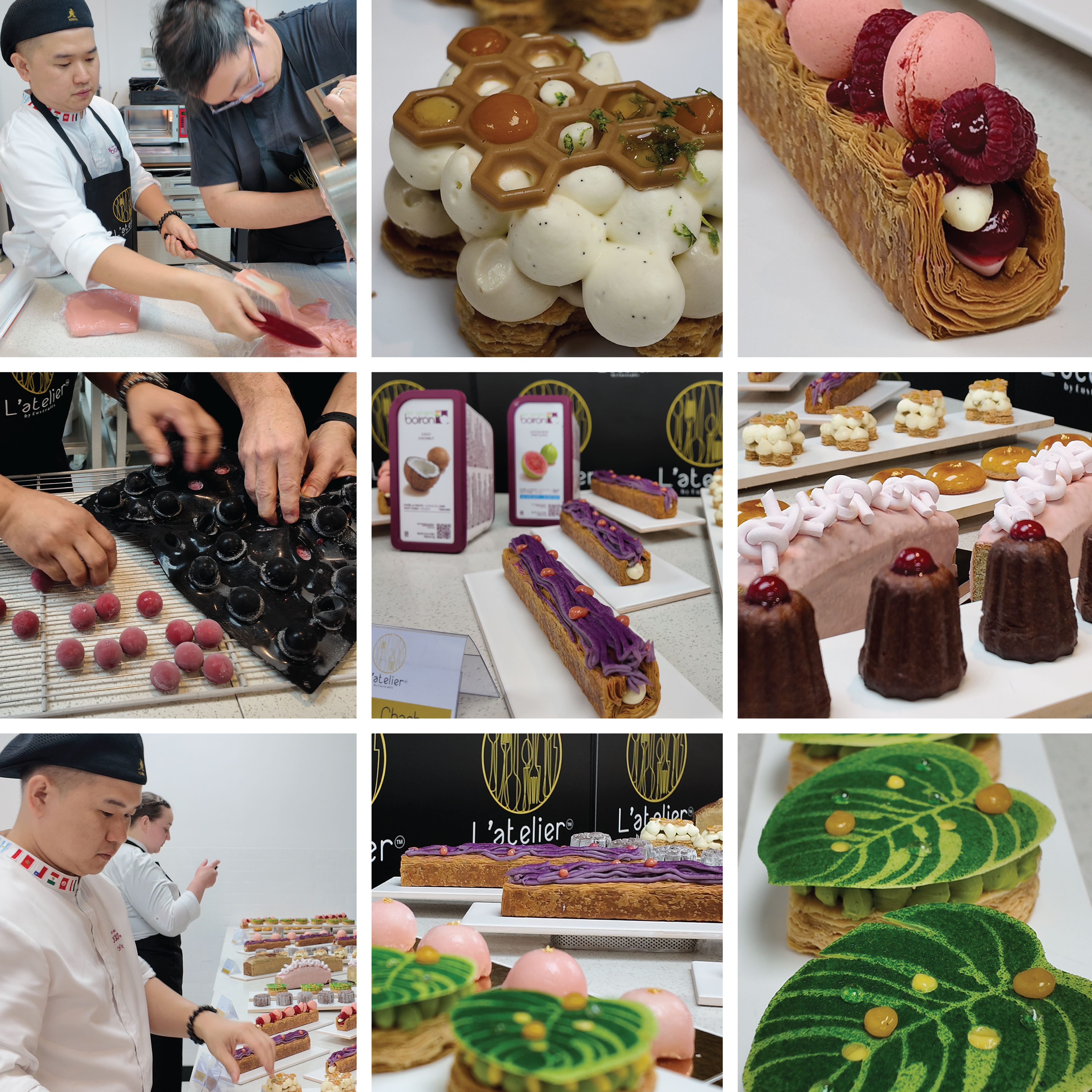 otto tay, boiron, fruit puree, les vergers boiron, masterclass, mille-feuilles, desserts, pastry, petit gateaux, 