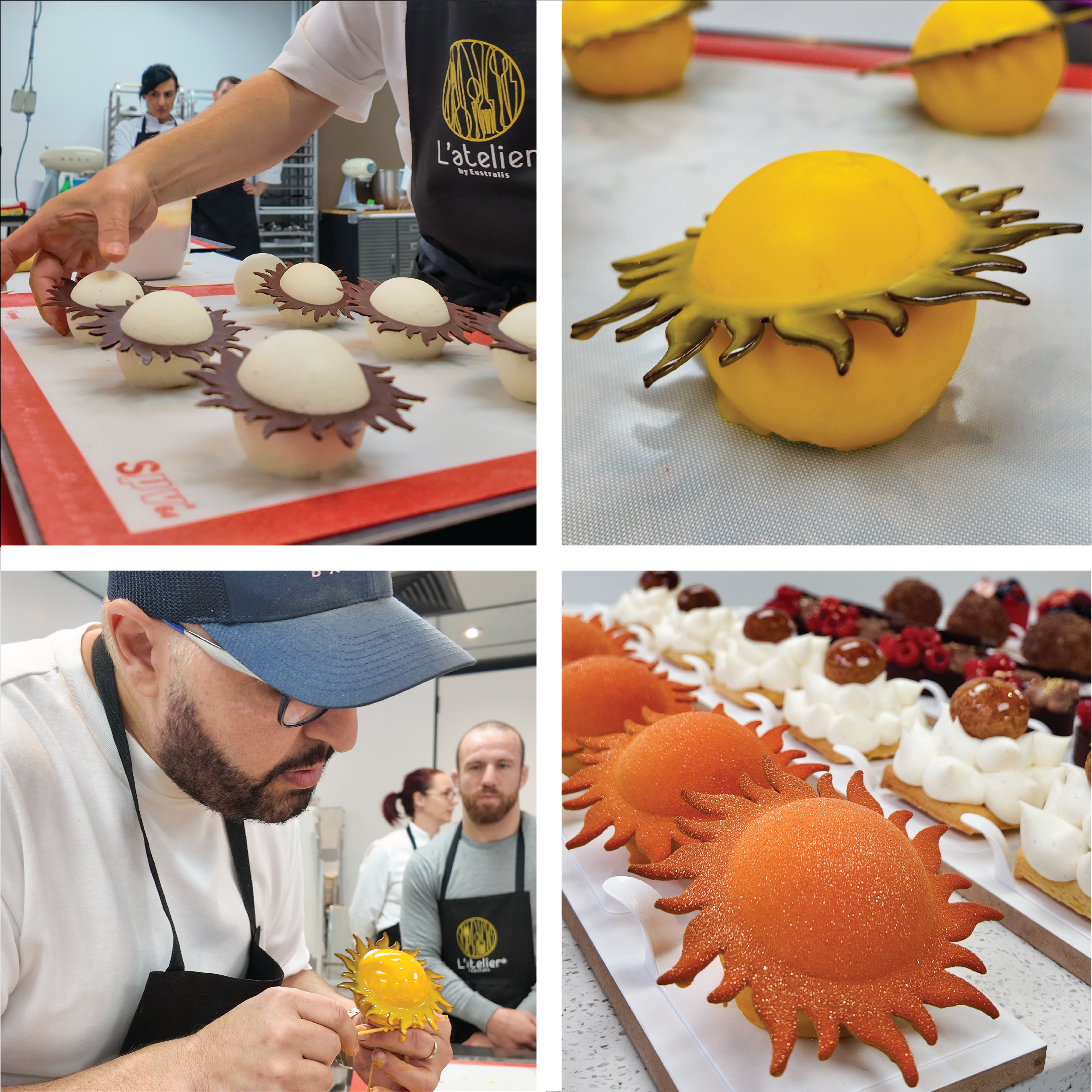 antonio bachour, sunshine, gateaux, pastry, pastry chef, masterclass, colouring