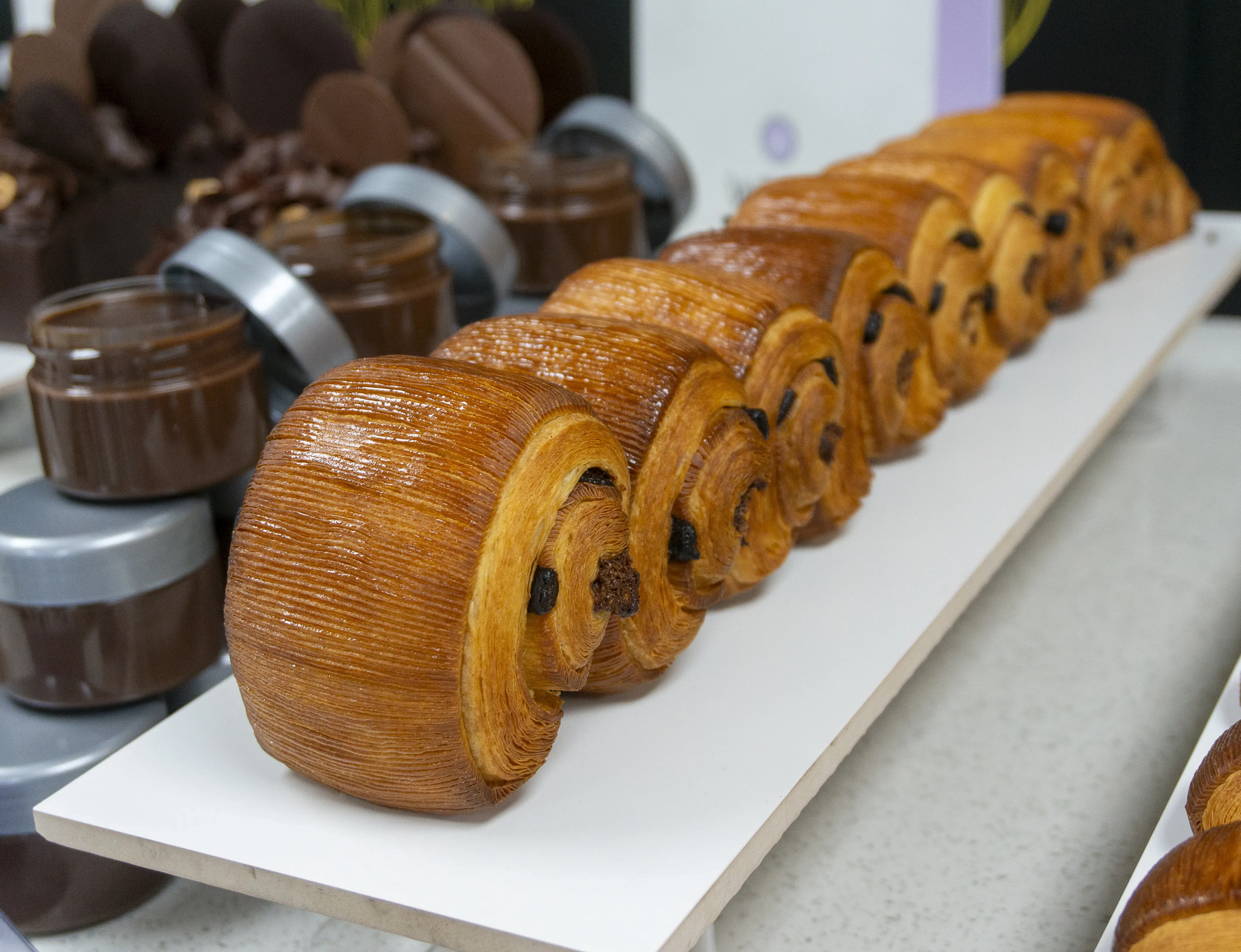 chocolate hazelnut croissant